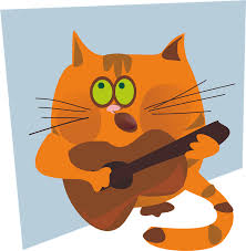 chat guitare